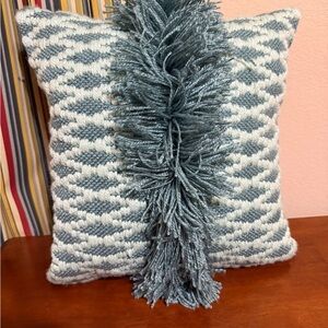 Opalhouse Jungalow Diamond Textured Woven Square Decorative Pillow 18”x18”